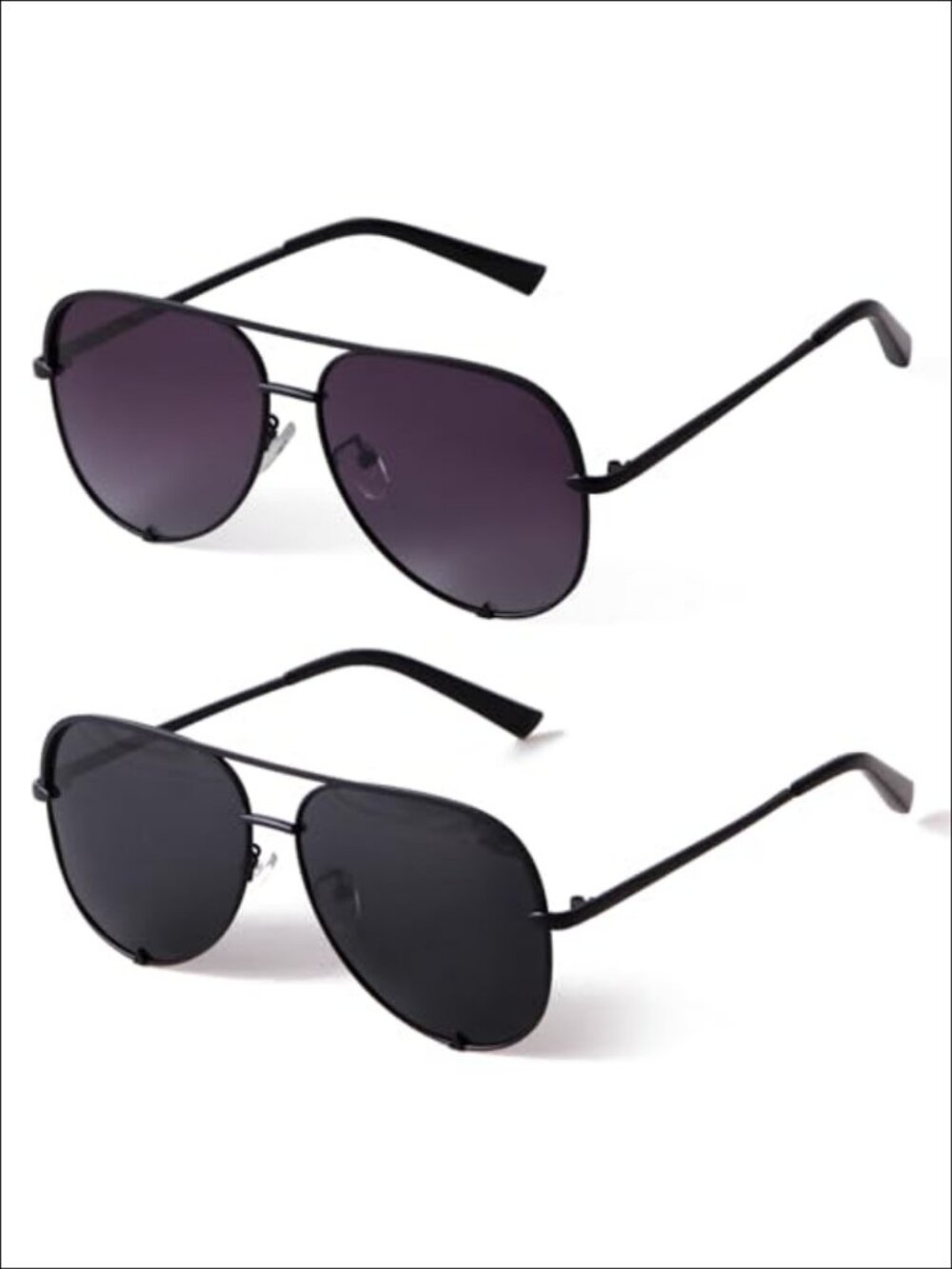 Oversized Aviator Sunglasses Polarized UV400 Metal Frame Large